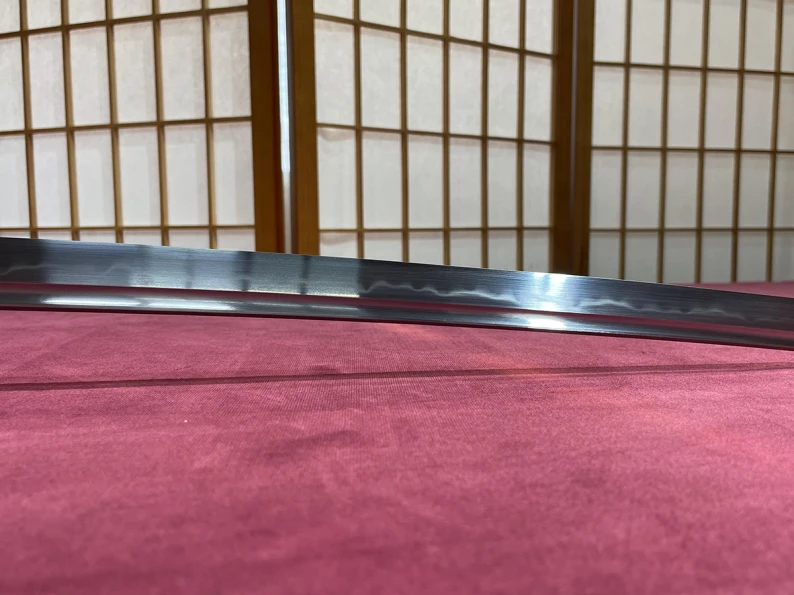 Mono Steel Real Hamon Kikka Sukashi Gunome Hamon 9 13