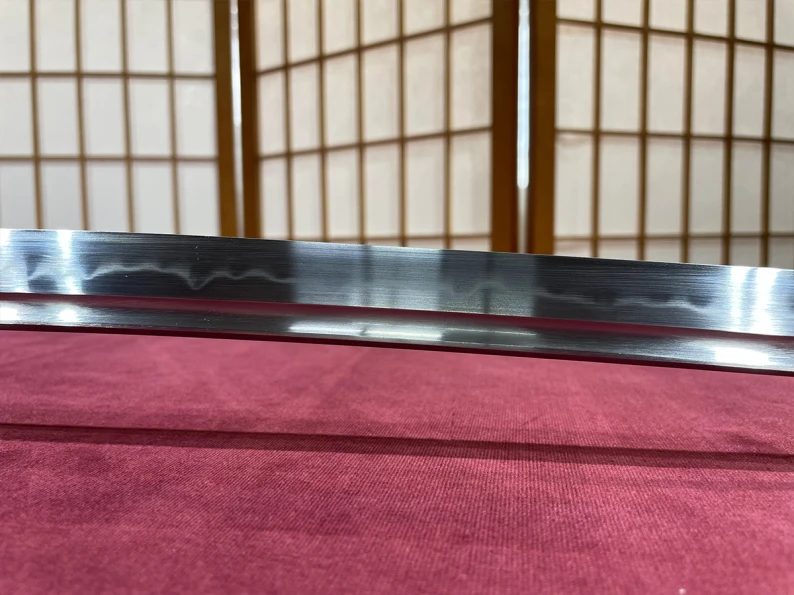 Mono Steel Real Hamon Kikka Sukashi Gunome Hamon 11 15