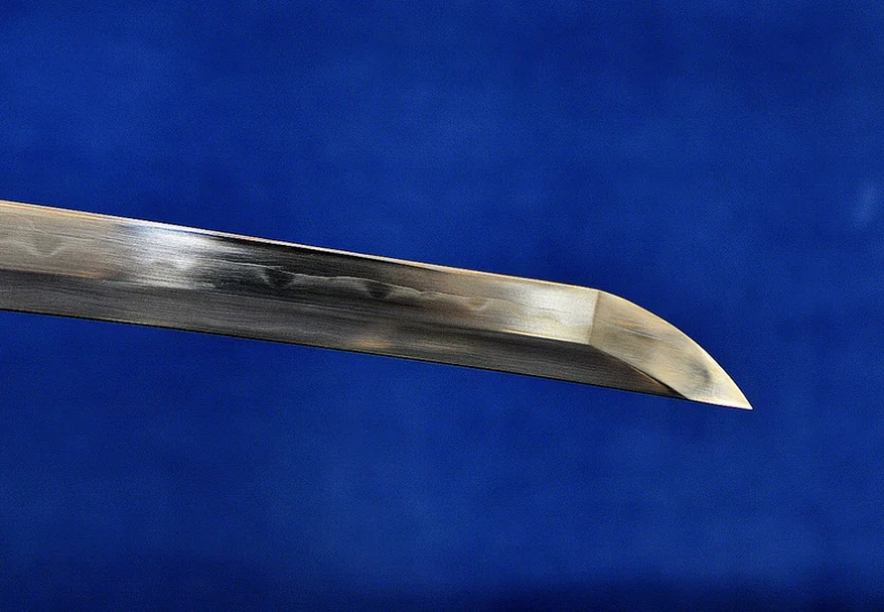 Folded Laminated Steel Real Hamon Honsamai Kurikomigata Katana Sashikomi Polished 6 3