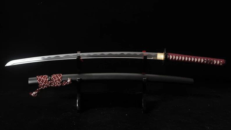 Mono Steel Full Harden Premium Full Harden Red Crane Katana 5 _dsc4318_5