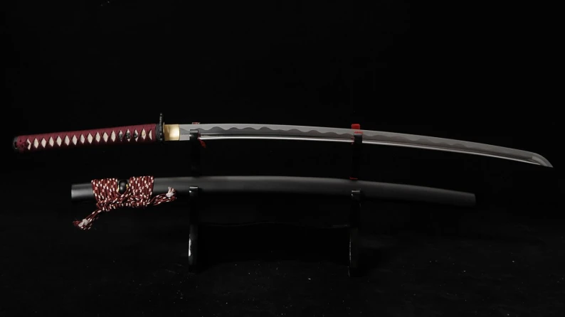 Mono Steel Full Harden Premium Full Harden Red Crane Katana 1 _dsc4318_6