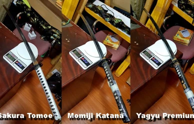 3 Kategori Katana Menurut  Balance  Feel nya 